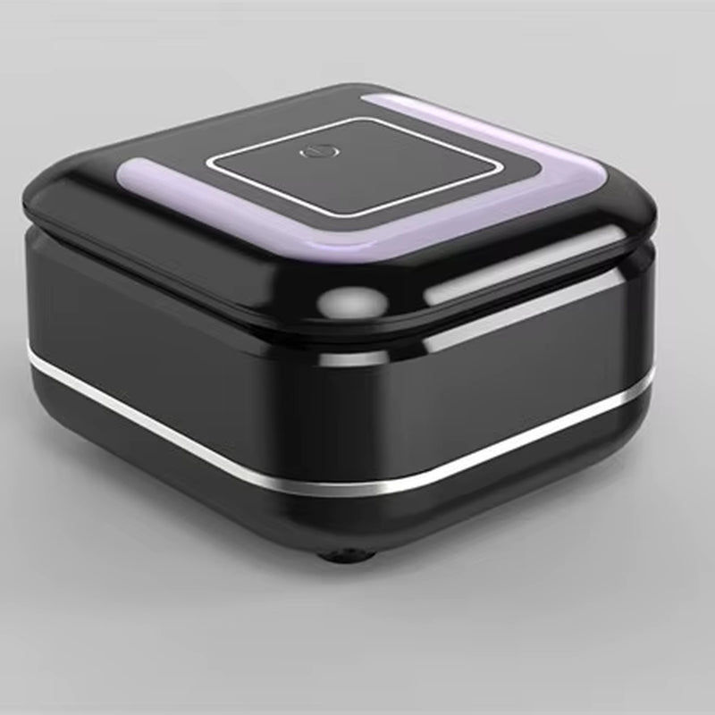 2024 New Mini Portable Ultrasonic Tooth Tray Cleaner Ultraviolet Invisalign Dentures Cleaner ...