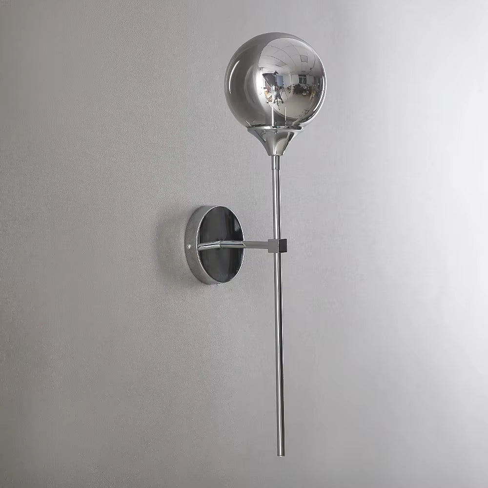 Nordic Modern Glass Wall Lamp Gold Led Wall Light for Kitchen Bathroom Dressing Mirror Indoor Lighting Luminaire Home Decor E14