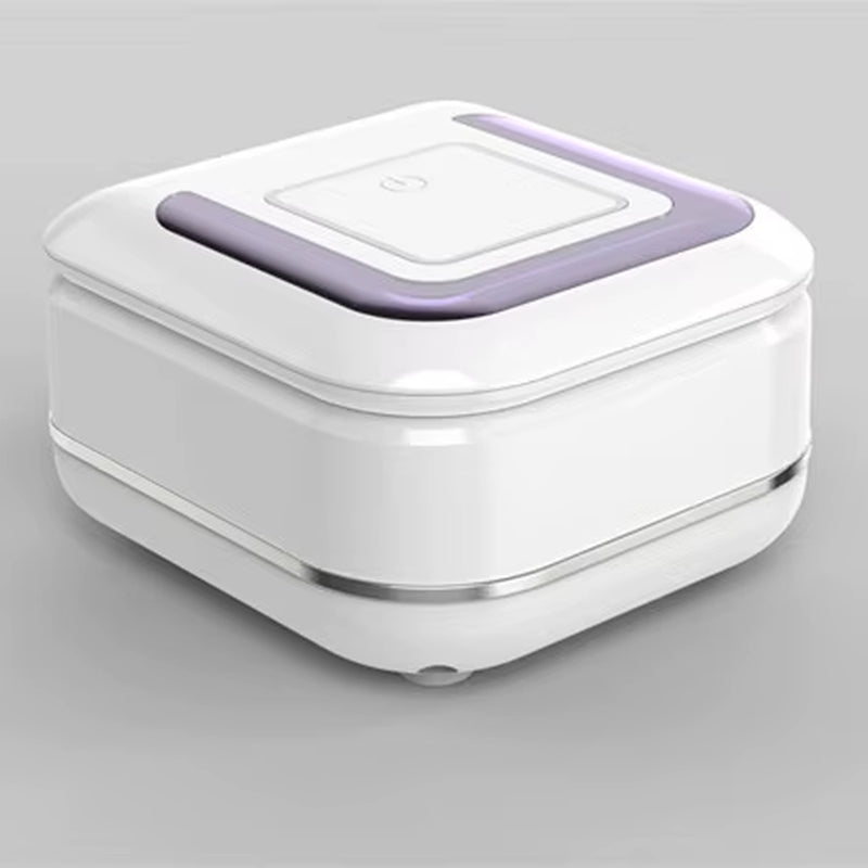 2024 New Mini Portable Ultrasonic Tooth Tray Cleaner Ultraviolet Invisalign Dentures Cleaner ...